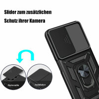 Outdoor Panzer Hülle Xiaomi 14 Pro Handyhülle Kameraschutz Ringhalter Backcover Schwarz