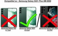 Schutz Hülle für Samsung Galaxy S22, S22+, S22 Ultra, Silikon Case Outdoor TPU Galaxy S22+ Plus ( Ring )