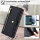 Handykette Samsung Hülle mit Band Handyhülle Kartenfächer PU Leder Umhängetasche Galaxy S21+ Schwarz