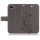 Wiko Handy Tasche Handyhülle Schutz Hülle Blumen Flip Cover Buch Case Etui Wiko Sunny 3 Grau