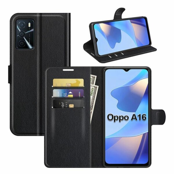Oppo A16 / A16s, Hülle Handy Tasche Flip Case Cover Schutzhülle Etui Schale Book
