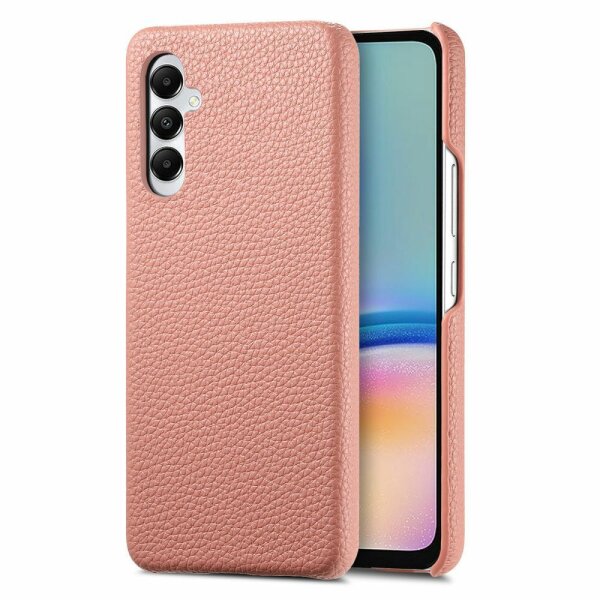 Hülle Handyhülle Stoßfeste Handy Tasche Ultra-Dünn Case Leder Bumper für Samsung Galaxy A55 Rosa