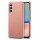 Hülle Handyhülle Stoßfeste Handy Tasche Ultra-Dünn Case Leder Bumper für Samsung Galaxy A55 Rosa