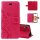 Huawei Handy Tasche Handyhülle Schutz Hülle Blumen Flip Cover Buch Case Etui Huawei P20 Lite Pink
