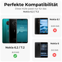 Handy Tasche Nokia 6.2 / 7.2 Hülle Flip Cover Wallet...