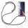 Handykette für Xiaomi 12 Pro – Handyhülle mit Band Grau