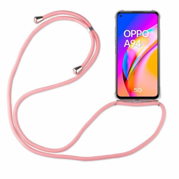 Handykette für Oppo A94 5G Handyhülle mit Band Schutz Hülle Handy Tasche