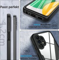 360° Grad Hülle für Samsung Galaxy A13 4G vollschutz Integriertem Displayschutz Schwarz