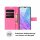 ZTE Handy Tasche Flip Cover Case Buch Klapp Schutz Hülle Etui Wallet Buchtasche ZTE Blade A7 Vita Pink