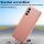 Hülle Handyhülle Stoßfeste Handy Tasche Ultra-Dünn Case Leder Bumper für Samsung Galaxy A15 Rosa