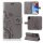 Handy Tasche ZTE Blade Hülle Schutzhülle Klapphülle Flip Case Buchhülle Etui TPU Blade A51 Grau