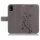 Handy Tasche ZTE Blade Hülle Schutzhülle Klapphülle Flip Case Buchhülle Etui TPU Blade A51 Grau