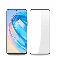 Hülle für Honor X8A, Handyhülle 2-teilig 360° Grad Hülle mit Displayschutz Glas  Lila