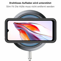 Panzer Hülle Handy Tasche 360 Grad TPU vollschutz mit Integriertem Displayschutz Xiaomi Redmi 12C