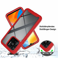 Hülle für Xiaomi Redmi 10C, Handyhülle Cover 2-teilig TPU Body Bumper Case