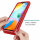 Hülle für Xiaomi Redmi 10C, Handyhülle Cover 2-teilig TPU Body Bumper Case