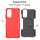 Xiaomi Redmi Note 11S / 11, Schutz Hülle Handy Tasche Outdoor Case Cover Bumper  Rot