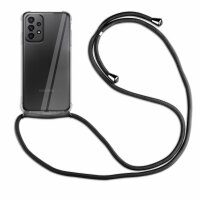 betterfon Handykette für Samsung Galaxy A23 5G Handyhülle mit Band Hülle Schwarz
