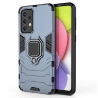 Hülle für Samsung Galaxy A33 5G, Schutzhülle Handy Tasche Ring Case Cover Bumper Türkis