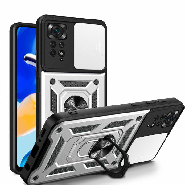 Handyhülle Xiaomi Redmi Note11Pro Handy Tasche Hülle Outdoor Case Silikon Bumper
