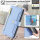 Handykette Xiaomi Hülle mit Band Handyhülle Kartenfächer PU Leder Umhängetasche Redmi Note 13 Pro 5G Hellblau