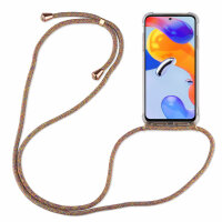 betterfon Handykette für Xiaomi Redmi Note 11 Pro 4G/5G Handyhülle mit Band  Rainbow