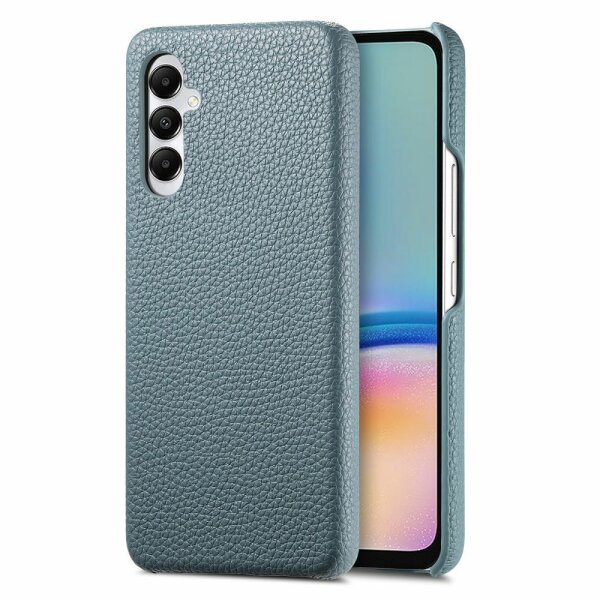 Hülle Handyhülle Stoßfeste Handy Tasche Ultra-Dünn Case Leder Bumper für Samsung Galaxy A05s Blau