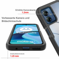 Motorola Moto G54 Hülle 360 Grad Handyhülle mit Integriertem Displayschutz