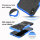 Handy Tasche für Apple iPhone Panzer Cover Case Schutz Hülle Etui Schale Bumper Apple iPhone X / XS Blau