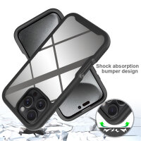 Handyhülle für Apple iPhone 16 Pro Max – 360° Panzer Case mit Displayschutz
