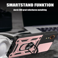Outdoor Panzer Hülle für Samsung Galaxy Xcover 7 mit Kameraschutz Ringhalter Bumper Rosegold