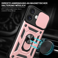 Handyhülle für Apple iPhone 16 Plus – Panzer Cover Case Roségold