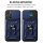 Handyhülle für Apple iPhone 16 Pro Max – Ring Panzer Case Blau