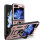 Outdoor Panzer Hülle für Samsung Galaxy Z Flip 6 mit Kameraschutz Ringhalter in Rosegold