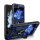 Outdoor Panzer Hülle für Samsung Galaxy Z Flip 6 mit Kameraschutz Ringhalter in Blau