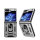 Outdoor Panzer Hülle für Samsung Galaxy Z Flip 6 mit Kameraschutz Ringhalter in Silber