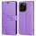 Handyhülle für Apple iPhone 16 Pro – Klapphülle Blume Lila