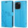 Handyhülle für Apple iPhone 16 Pro – Klapphülle Blume Blau