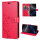 Handyhülle für Apple iPhone 16 Pro – Klapphülle Blume Rot