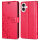 Handyhülle für Apple iPhone 16 Plus – Klapphülle Blume Rot