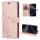 Handyhülle für Apple iPhone 16 Pro Max – Klapphülle Blume Roségold