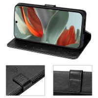 Hülle für Google Pixel 9 / 9 Pro Handy Tasche Handyhülle Schutzhülle Klapphülle Schwarz