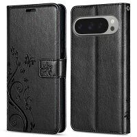 Hülle für Google Pixel 9 / 9 Pro Handy Tasche Handyhülle Schutzhülle Klapphülle Schwarz