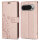 Hülle für Google Pixel 9 / 9 Pro Handy Tasche Handyhülle Schutzhülle Klapphülle Rosegold