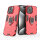 Handyhülle für Apple iPhone 16 Pro Max – Ring Panzer Cover Rot