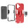 Handyhülle für Apple iPhone 16 Plus – Ring Panzer Cover Rot