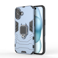 Handyhülle für Apple iPhone 16 – Ring Panzer Cover Türkis