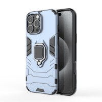 Handyhülle für Apple iPhone 16 Pro – Ring Panzer Cover Türkis