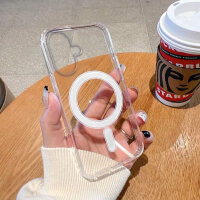 Handyhülle für Apple iPhone 16 – Magnet Case Transparent