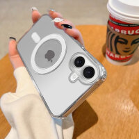 Handyhülle für Apple iPhone 16 – Magnet Case Transparent